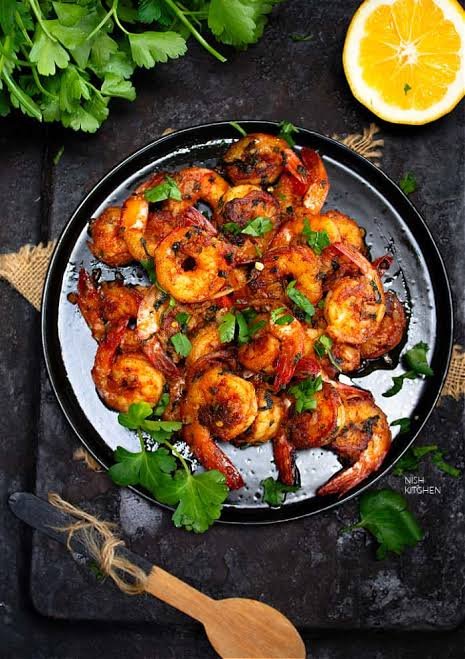 Garlic Prawns